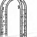 Garden Abor - 88"(H)*51"(L), Sturdy Metal Garden Arch with Rust-Resistant Finish, Trellis for Climbing Plants Outdoor, Ideal as Wedding Arches for Ceremony20MM Pipe, 88*51*17inch