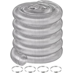 6"x50' Dust Collection Hose,Flexible Dust Collector Hose,Puncture-Resistant