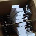 Smartor Skirt Hangers | Pants Hanger with Clips | Space Saving| Durable| Strong Clips| Pant Hanger for Men| White Hangers Clips for Women Shorts, Jeans, Slacks - 10 Pack