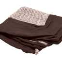 Furhaven Replacement Dog Bed Cover Two-Tone Faux Fur & Suede L Shaped Chaise, Machine Washable - Espresso, Jumbo (X-Large)