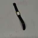 FANMIS Vintage Women's Rectangle Wristwatch Classic Ladies Analog Quartz Watch Ultra-Thin Ladies Bangle Bracelet Watch Female Business Dress Watches with Leather Strap