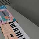 Raimy Kids Keyboard Piano with Two Speakers, 37 Keys Electric Music Instruments Piano Keyboard with Mic, Early Education Music Toddlers Children Toys Gifts for 3 4 5 6 7 8 9 10 11 12 Years Old Girls