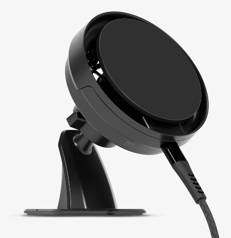 Magnetic Wireless Car Charger, Black