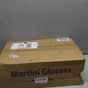 Vintage Art Deco Coupe Glasses Set of 6, 10 oz Martini Glasses, Coupe Cocktail Glasses,Elegant Hand Blown Manhattan Goblet for Bar, Champagne, Martini, Cosmopolitan, Gimlet, Pisco Sour