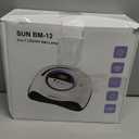 UV LED Nail Lamp with 72 Beads, 300W Nail Curing Lamps for Gel Polish with Automatic Sensor/4 Timer Setting,Led Nail Dryer, Professional Nail Art Drying Tools for Fingernail and Toenail.BM-12 PRO