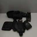 Tactical Utility Belt,Versatile Police Security Guard Military Modular Equipment System Molded Duty Belt (Black 10pcs)