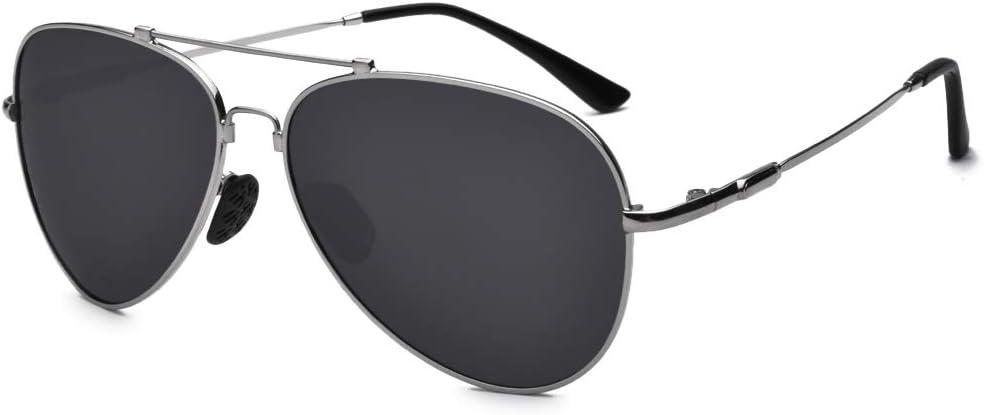 HUIHUIKK Polarizing Distance Sunglasses Tinted Gray Men Women Nearsighted Myopia Glasses These Are Not Reading Glasses