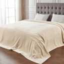 Edenleaf Big Oversized King Blanket, Extra Large Soft Blanket 120x120, California King Size for Whole Family, Bed, Sofa, Couch, Travel, Camping Khaki