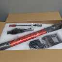 WLOTPO Cordless Vacuum Cleaner for Home,Lightweight Stick Vacuum Cordless Rechargeable with Power Suction, Up to 35 Mins Runtime, Hardwood Floor Vacuum for Pet Hair,Carpets,Tile(Red Grey)