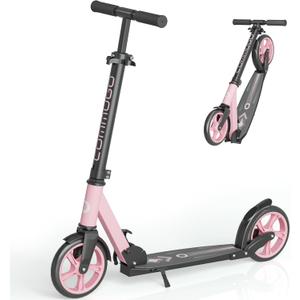 Kick Scooter for Kids 5-12, Teens, Adults, CPSC Certified Foldable Lightweight Sport Scooter with 8 Inch Wheels, Max Load 240 LBS, Gift for Childs
