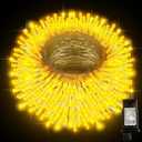 393FT LED Christmas Lights - 1200 Outdoor Waterproof String Lights With 8 Modes - Plug-In Christmas Decorations for Indoor/Outdoor Holidays, Party, Wedding, Xmas Home Decor