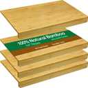 Bamboo Wire Shelf Covers,0.6" Thicken Wire Rack Covers-36 W x 16" D,4pcs
