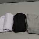 Men's Tank Tops 3 Pack Muscle Shirts Sleeveless Dry Fit Gym Workout Tank Top Mesh Material Quick Dry Athletic Running (Medium, Black+white+gray)