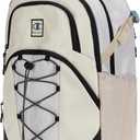 Champion Summit Backpack with Padded Straps, Sternum Strap, Waist Strap, Laptop Compartment for Travel, Outdoor, Commute, Autumn Beige, One Size