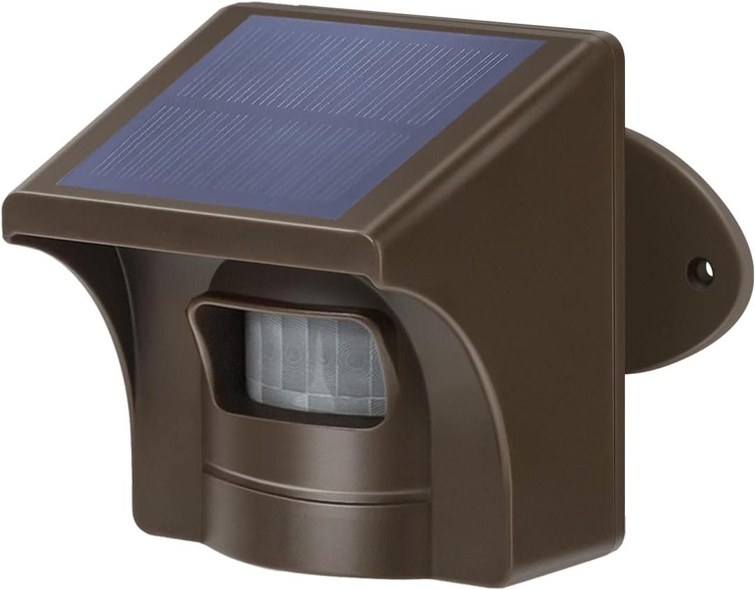 eMACROS Pro 3 Smart Solar Driveway Alarm System (2.4G Wi-Fi), App Push Notifications, 1/2 Mile (2600 ft) Wireless Range Motion Sensor, Weatherproof Property AlertSingle Sensor