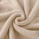 Homiest Decorative Knitted Throw Blanket with Fringe, Lightweight Acrylic Knit, Soft & Cozy Tassel Blanket for Couch, Sofa, Bed (Taupe, 50 x 60 Inch)