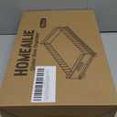 Under Sink Organizer, Single Tier Metal Pull Out Sliding Drawer Shelf for Kitchen Bathroom Cabinet Storage, Sturdy Rack  Black