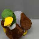 7 in 1 Mallard Duck Stuffed Animals Duck Plush Toys, 12" Zipper Mommy Stuffed Duck with 4 Baby Ducks Ducklings Eggs Green Duck Plushies Pillow for Kids Birthday Easter Stuffers Gifts Farm Party Decor