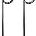 2 Pcs Garden Hose Guide Spike 14 Inch Heavy Duty Metal Hose Support Spike Iron Decorative Garden Stakes Protector to Keeps Flower Beds Plant Yard Lawn