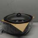 Crockpot Manual 8-Quart Slow Cooker Black