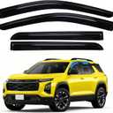 Equinox Rain Guards - Window Visors for Chevrolet Chevy Equinox 2025 2026(Not for EV), Out-Channel Side Window Rain Guards for Equinox Accessories, 4PCS, Black, Car Accessories