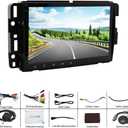 Car Stereo Radio for GMC Acadia 2008-2012 with Wireless CarPlay and Android Auto, 8" IPS Touchscreen Android 14 Double Din Car Audio Receiver w/Bluetooth GPS WiFi FM RDS SWC BT Mirror Link, 2+32G