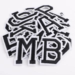 Iron On Letters, 52 Pcs Letter Patches with Ironed Adhesive, Decorate Iron on Letter Patches, Alphabet Embroidered Patch A-Z for T-Shirts, Jeans, Jackets, Socks, Bags, DIY Accessories etc