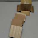Bright Creations Unfinished MDF Wood Blocks for Crafts, 1 in Thick Wooden Square Blocks (4x4 in, 4 Pack)