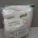 UCGOU Bubble Mailers 8.5x12 Inch White 25 Pack Usable Size 8.5x11 Poly Padded Envelopes #2 Medium Mailing Opaque Packaging Postal Self Seal Waterproof Boutique Shipping Bags for Clothes Makeup