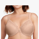 Glamorise Women's Wonderwire Front-closure Bra Underwire 34F