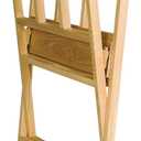 Creative Mark Folding Wood Large Print Rack - Perfect For Display of Canvas, Art, Prints, Panels, Posters, Art Gallery Shows, Storage Rack - [BeechWood Finish]