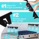 Stove Gap Covers Stainless Steel, 2 Pack Stove Gap Filler Easy Retractable Length 13.8" to 27.5", Width 0.79" ALMCALS Stove Gap Guards Range Trim Kit, Heat Resistant Guard Between Stove Top & Counter