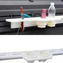 Marine Double Drink Cup Holder, Fishing Tool Holder, Plastic Holder for Knives and Lures