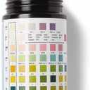 Medline Urinalysis Reagent Strips, 10-Parameter, Compatible with Visual/Analyzer Readings, Bottle of 100 Strips