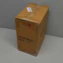 JHY DESIGN Decorative Candle Lanterns Set of 2 10" H Vintage Hanging Lanterns Metal Candleholders for Indoor Outdoor Home Parities and Weddings (Black with Gold Brush)