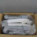 MoreFeel Collapsible Baby Bathtub for Newborn with Thermometer & 1 Hooded Towel & 1 Soft Floating Cushion,Portable Travel Bathtub with Drain Hole, Durable Foldable Baby Tubs for Infants to Toddler (Grey)