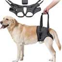 HEYWEAN Dog Sling for Large Dogs Hind Leg Support Harness Ideal for Elderly Injured Arthritic Dogs Provides Rehabilitation Aid for Weak Back Legs Comfortable and Durable Design (Grey)