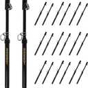 GODESON Dual Head Tire Pressure Gauge, Heavy Duty Pencil Tire Gauge Range 10-150PSI,Dual Head Truck Pen Air Pressure Gauge (Pack of 20)