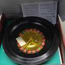 GOTHINK Roulette Wheel Game Set, Includes 10-inch Gambling Wheel, 200 Chips, Rake, 2Balls and Texas Holdem Poker, Perfect for Parties and Holidays, Get for a Fun Casino Night!