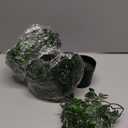 Waipfaru 1Pcs Fake Hanging Plants with Pot Deep Green Eucalyptus Leaves UV Resistant Fake Vines Ivy Artificial Plants Outdoor Faux Plants Indoor Bedroom Living Room Boho Wall Porch Shelf Decor