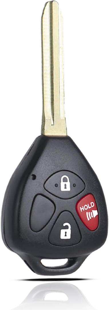 MechanMagic Key Fob Remote Replacement Fits for Toyota 4Runner 2010-2019 / Rav4 2010-2012 / Yaris 2012-2014 Keyless Entry Remote Control (HYQ12BBY G Chip)