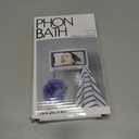 Upgraded Rotating Waterproof Phone Holder - Bathroom Shower Hook with Dual Hooks, Touchscreen and Fog-Proof Design Compatible with iPhone & Android Smartphones, Strong Adhesive (White)