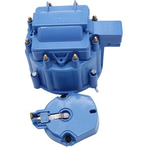 Performance Blue Male HEI Large Distributor Cap Rotor Kit For SBC BBC 305 327 350 396 454