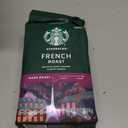 Starbucks Ground Coffee, Dark Roast Hot or Iced Coffee, French Roast, 18 oz (EXP 01/04/26)