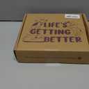 LE TAUCI Ceramic Slow Feed Dog Bowls, Elevated for Small Breeds, Anti-Gulping, Non-Slip, 6 inch, Pink