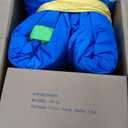 Bounceland Inflatable Party Castle Bounce House Bouncer, 16 ft L x 13 ft W x 10.3 ft H, Basketball Hoop, Removable Sun Roof, UL Strong Blower included, Fun Slide and Bounce Area, Castle Theme for Kids