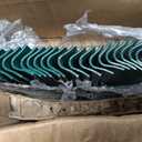 20 Pack Metal Fence Posts, 3ft Heavy Duty U-Post, Green Garden Stakes, No-Dig Post Anchors for Wire Fences, Temporary Fencing, Electric Fence, and Corner Support