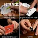 Classical Nylon Guitar Strings with Ball End - Fast&Easy Restring - Special Non-Slip Pick & 5 Accessories Inside - Silver Nylon Guitar Strings Classical Guitar - Cuerdas Guitarra (1-Pack)