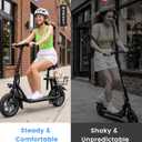 Gyroor Electric Scooter with Seat for Adults C1 450W Motor 20 Miles