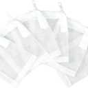 AQUANEAT Aquarium Filter Media Bags 6pcs Fish Tank Extra Fine 100 Micron Mesh Bags with Plastic Zipper for Activated Carbon (3 x 4)